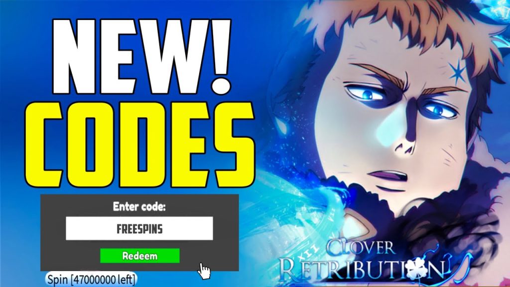 Roblox Clover Retribution Codes (April 2025)